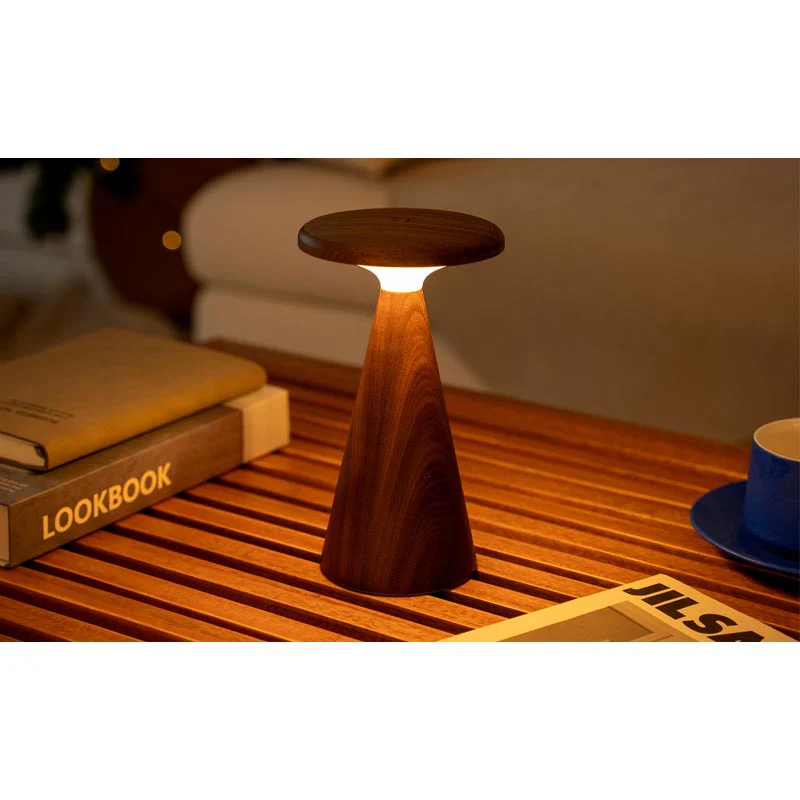 Sylva Table Lamp - Large - Walnut finish - by Gingko - Image 2