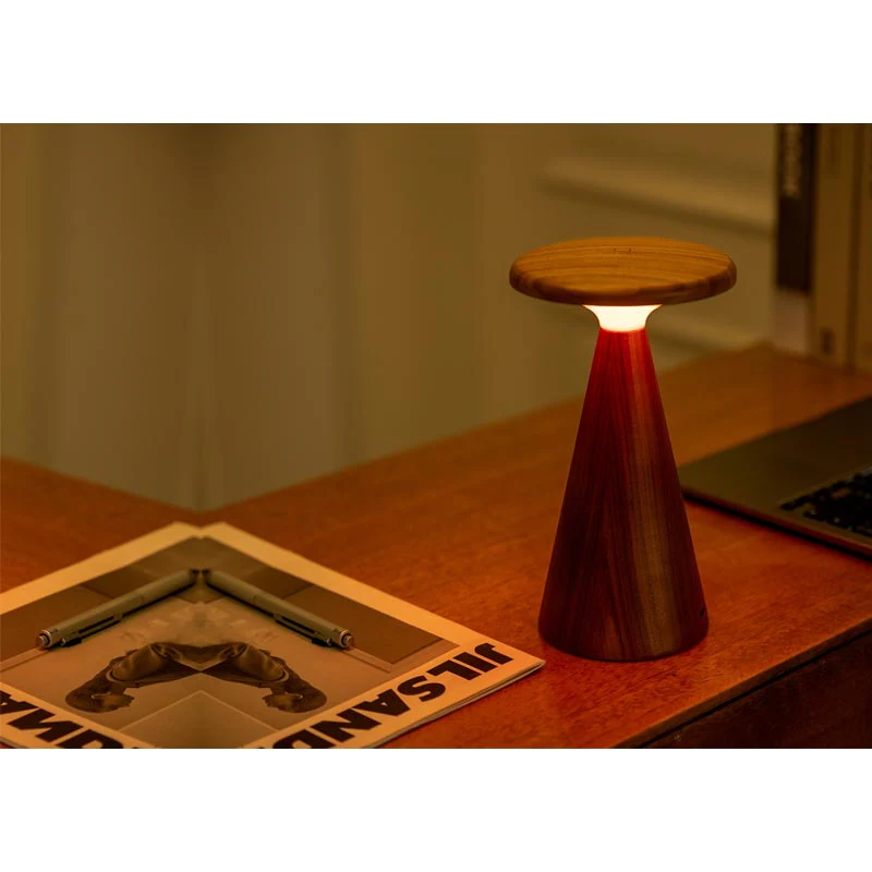 Sylva Table Lamp - Large - Walnut finish - by Gingko - Image 4