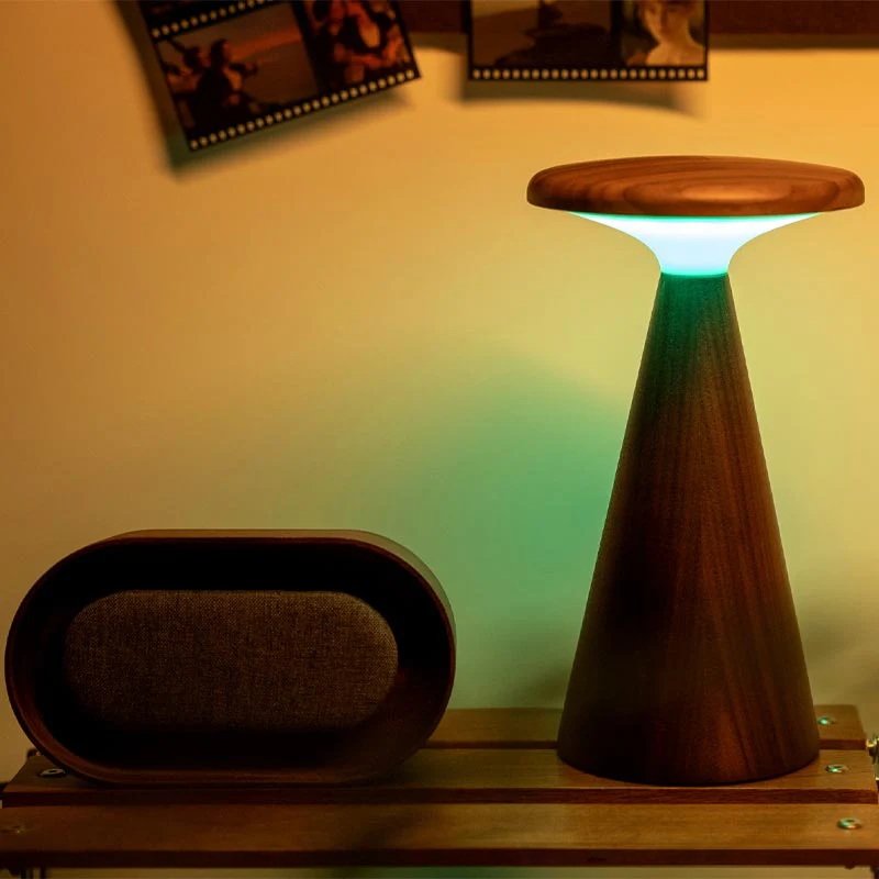 Sylva Table Lamp - Large - Walnut finish - by Gingko - Image 5