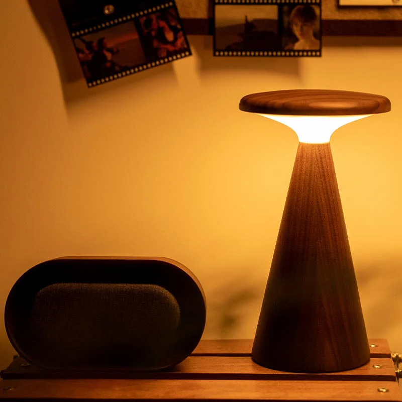 Sylva Table Lamp - Large - Walnut finish - by Gingko - Image 7