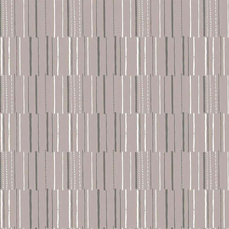 Syncopation Wallpaper - Grey - Lucienne Day
