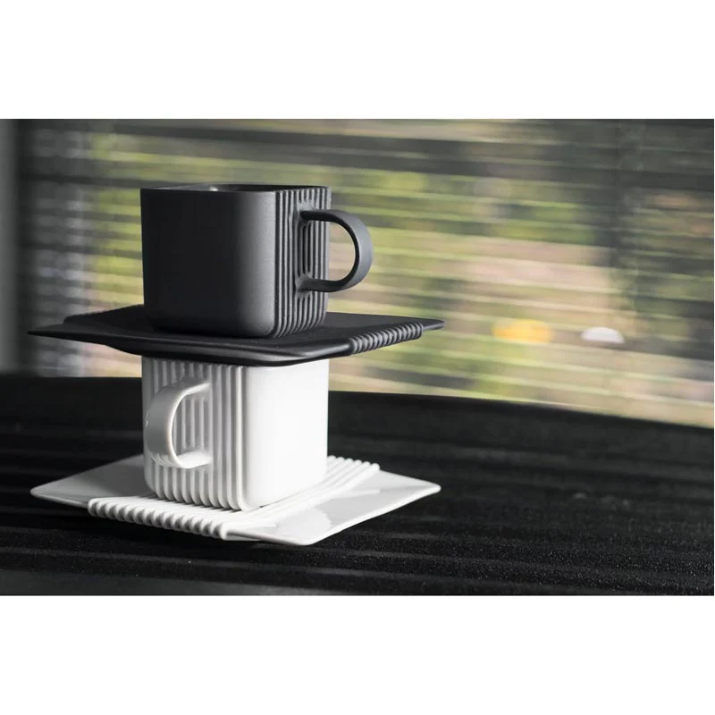 System Coffee Set - Black - des. Marek Cecula, Polskie Fabryki Porcelany – Ćmielów Design Studio - Image 6