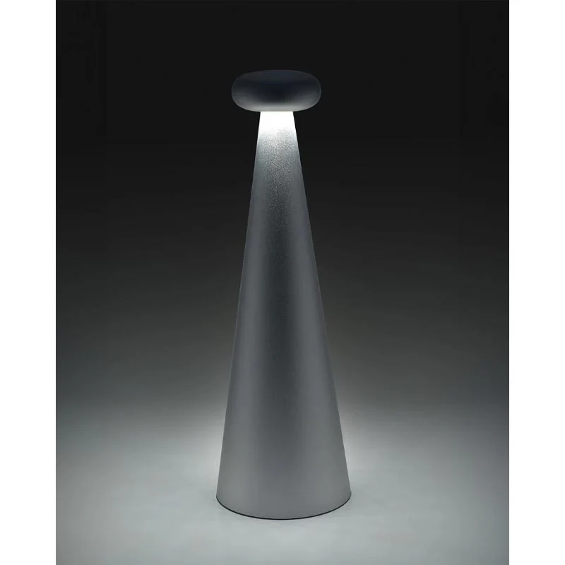 Bedin Rechargeable Table Lamp - Grey - des. Alessandro Stabile for Alessi - Image 2
