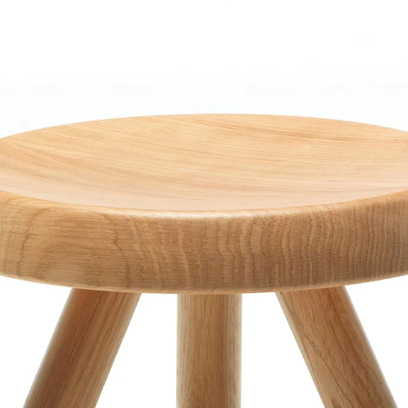 Tabouret Berger stool in Natural oak - des. Charlotte Perriand (1953) - by Cassina - Image 2