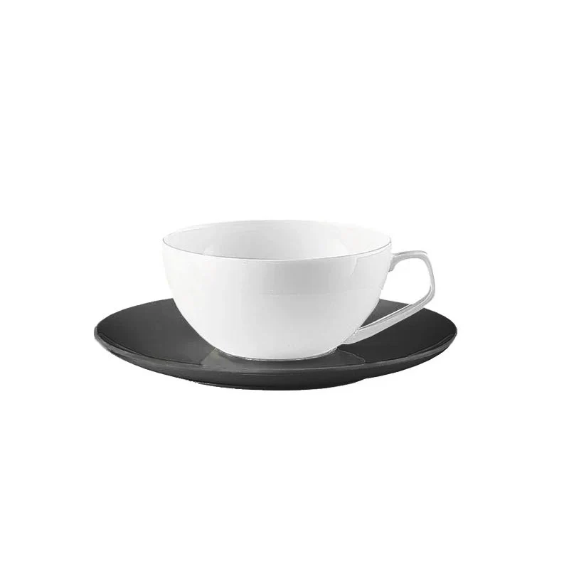 TAC Cup & Saucer - Black & White Porcelain - des. Walter Gropius, produced by Rosenthal - Image 4