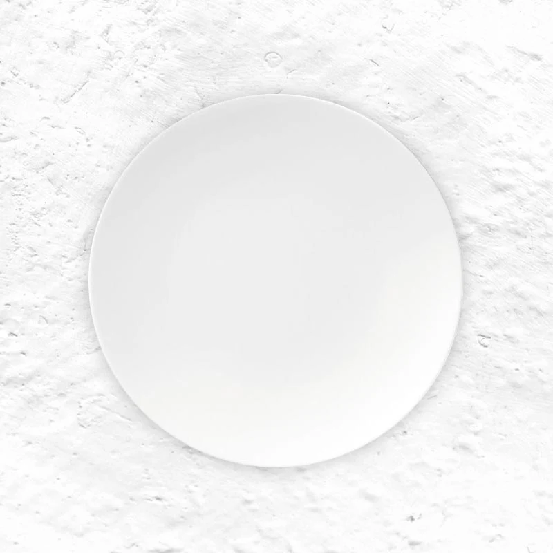 TAC Side Plate - White Porcelain - des. Walter Gropius, produced by Rosenthal