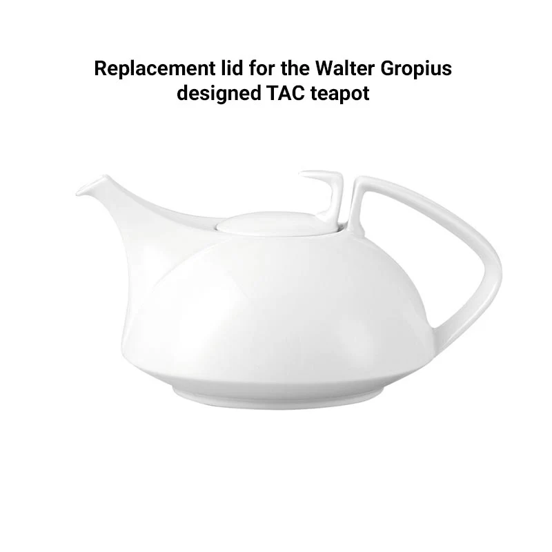 TAC - Small Replacement Lid - White Porcelain - des. Walter Gropius, produced by Rosenthal - Image 3