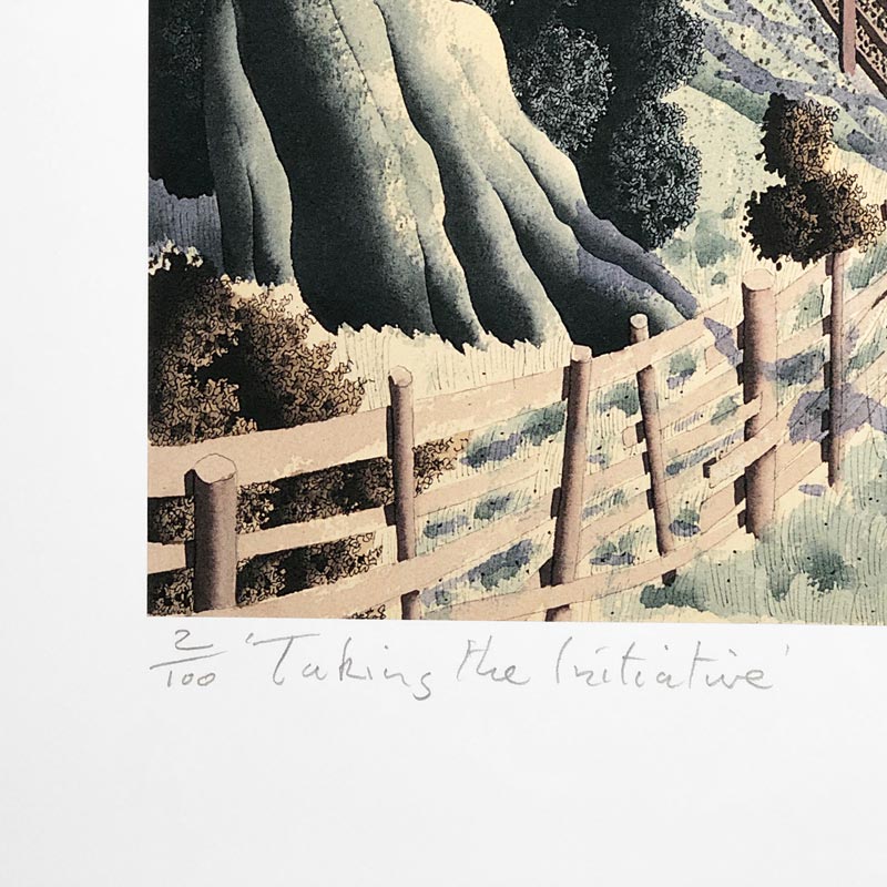 Taking the Initiative - Signed Limited Edition Print by Simon Palmer - Image 3