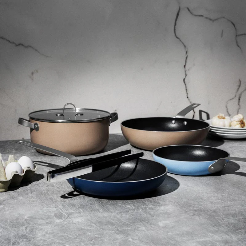 Tama Recycled Aluminium Cookware Set - 5 Pieces - des. Guilio Iachetti for Alessi - Image 2
