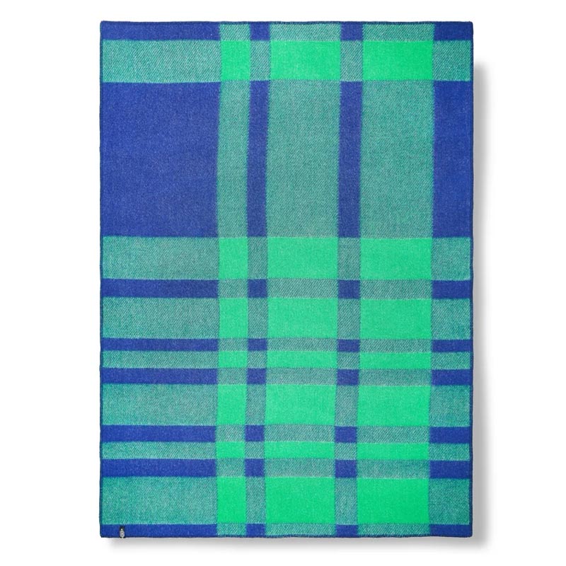 'Tartan Green' Wool Blanket, by Michele Rondelli - Image 2