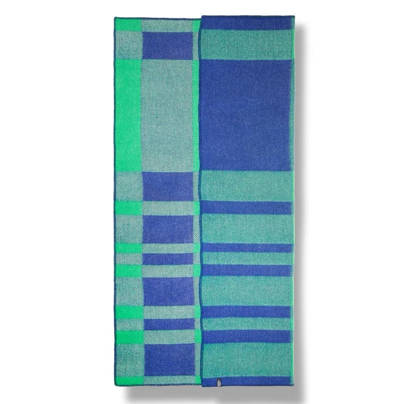 'Tartan Green' Wool Blanket, by Michele Rondelli - Image 3
