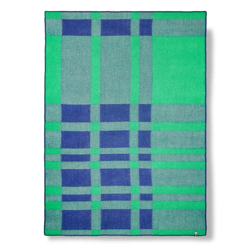 'Tartan Green' Wool Blanket, by Michele Rondelli - Image 6