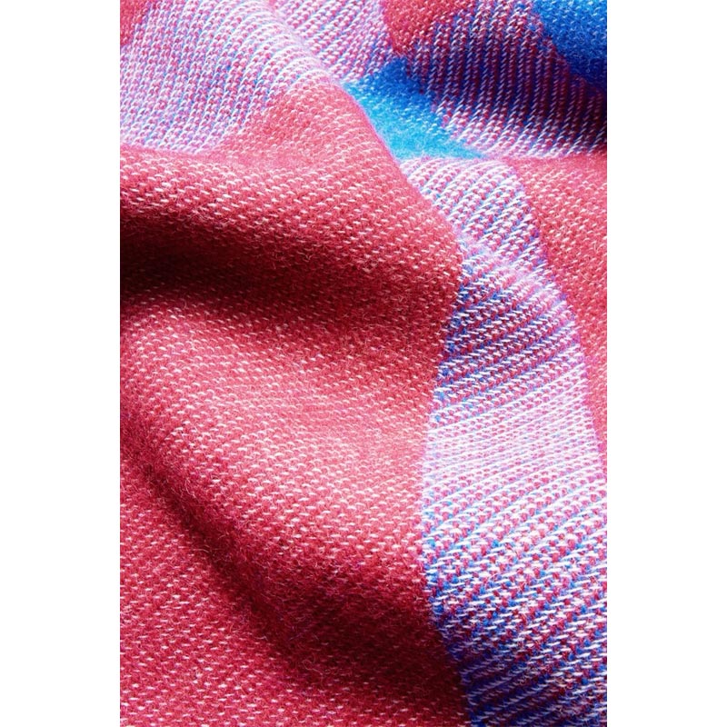 'Tartan Pink' Wool Blanket, by Michele Rondelli - Image 5