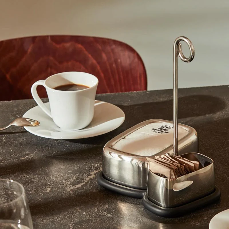 Bibo Napkin and Sugar Sachet / Tea Bag Holder - des. Valerio Sommella for Alessi - Image 2