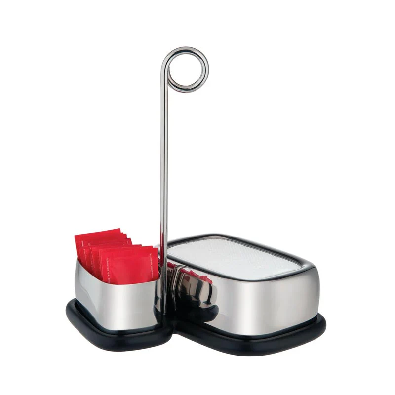 Bibo Napkin and Sugar Sachet / Tea Bag Holder - des. Valerio Sommella for Alessi - Image 3