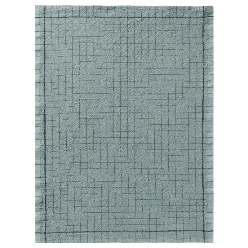 Recycle 50% Linen / 50% Cotton Tea Towel - Vert de Gris - by Charvet Editions - Image 2