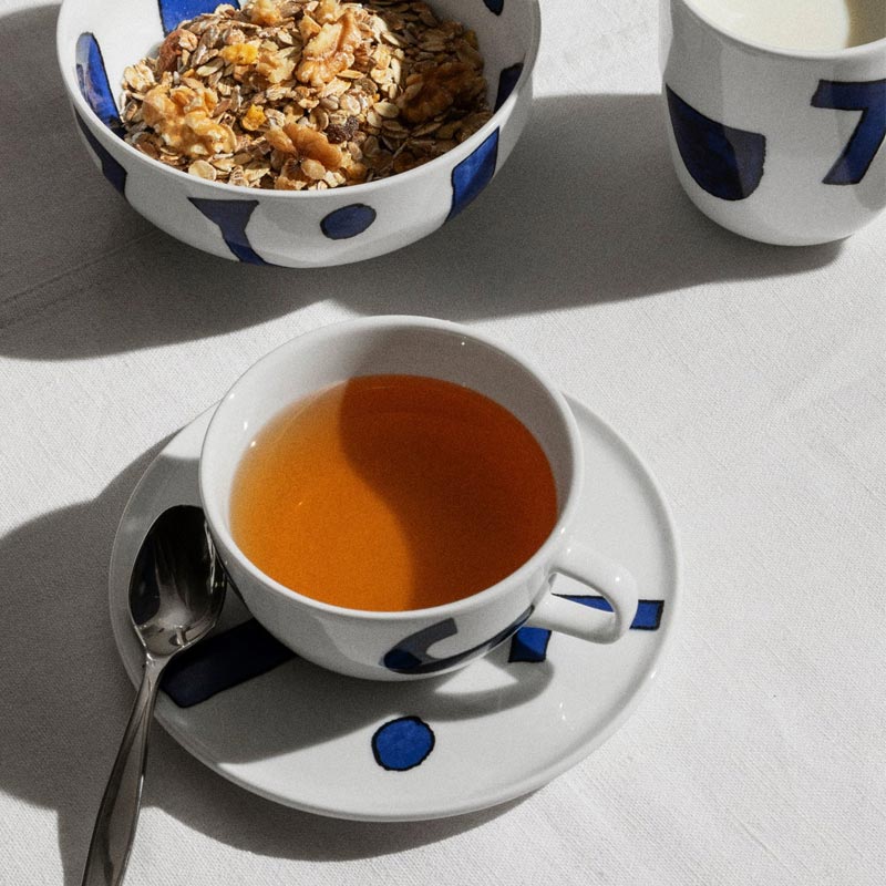 Itsumo Tea Cup & Saucer - White Porcelain - Yunoki Ware, des. Naoto Fukasawa for Alessi - Image 3