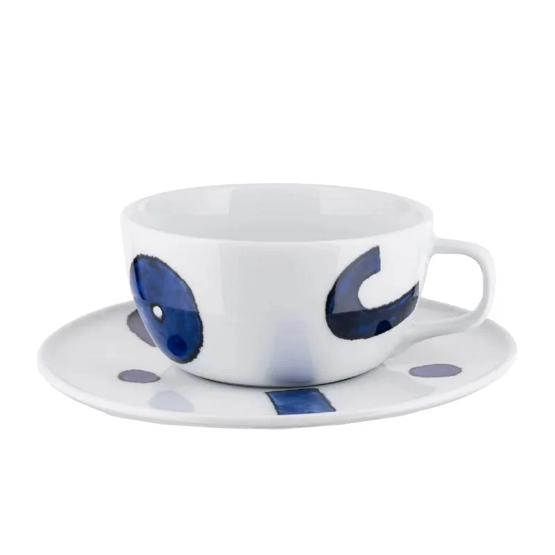 Itsumo Tea Cup & Saucer - White Porcelain - Yunoki Ware, des. Naoto Fukasawa for Alessi - Image 4