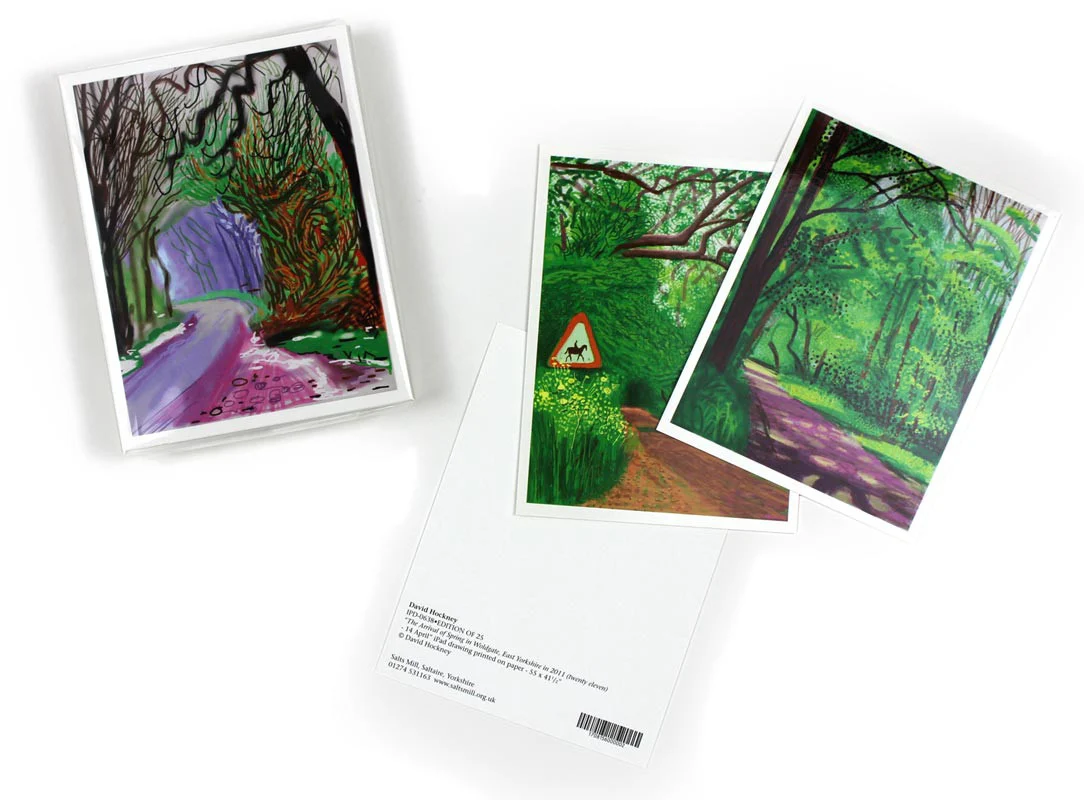 The Arrival of Spring: Complete Postcard Collection (49 cards) by David Hockney - Image 3
