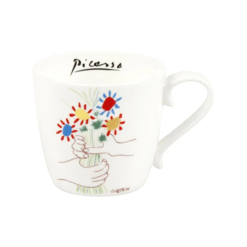 Pablo Picasso Bouquet of Friendship Bone China Mug by Könitz - Image 3
