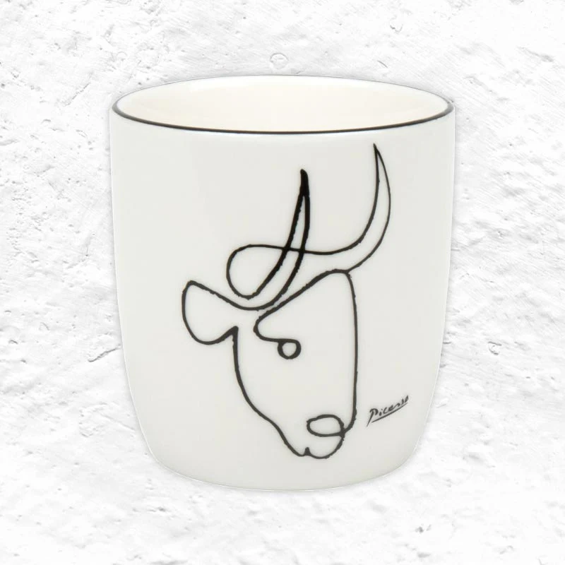 Pablo Picasso The Bull Handleless Bone China Mug Könitz