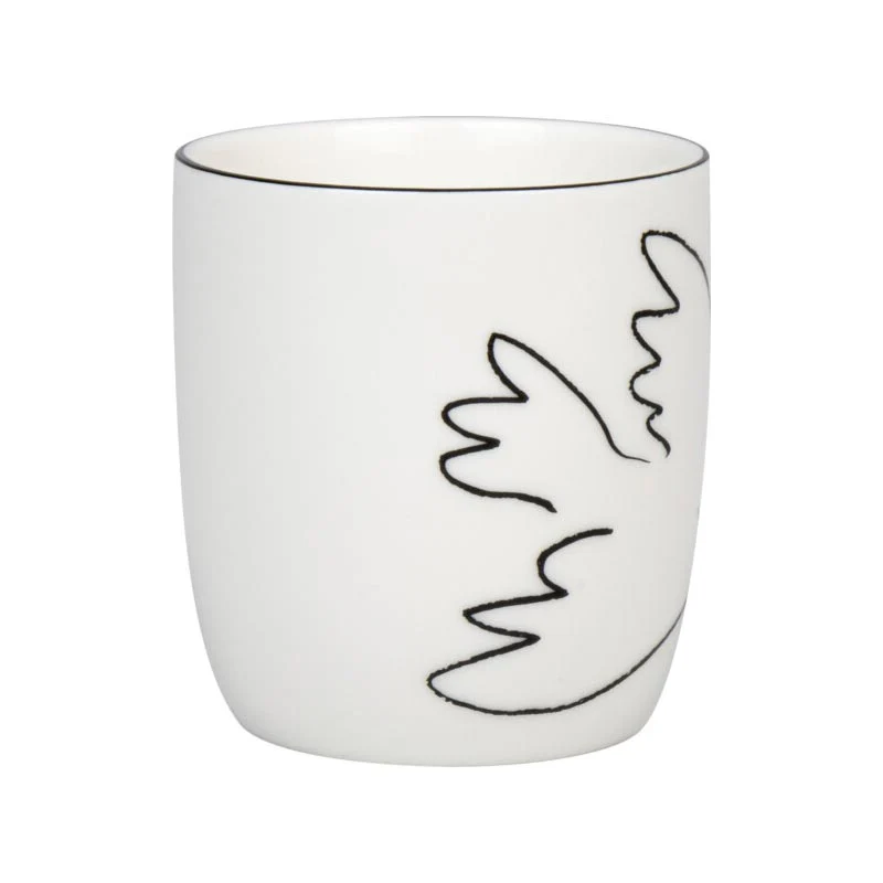 Pablo Picasso Dove of Peace Handleless Bone China Mug by Könitz - Image 2