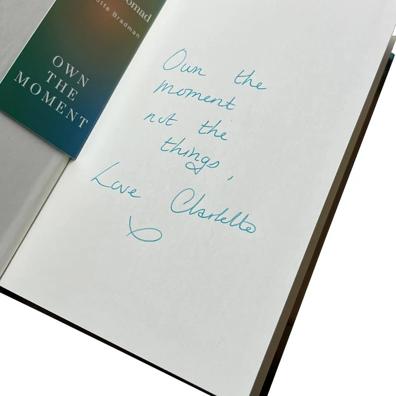 The Happy Nomad by Charlotte Bradman - signed hardback - Image 2