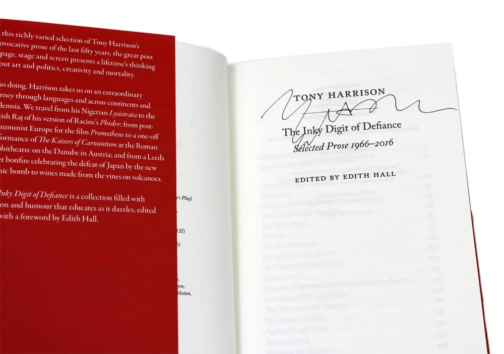 The Inky Digit of Defiance By Tony Harrison (signed) - Image 4