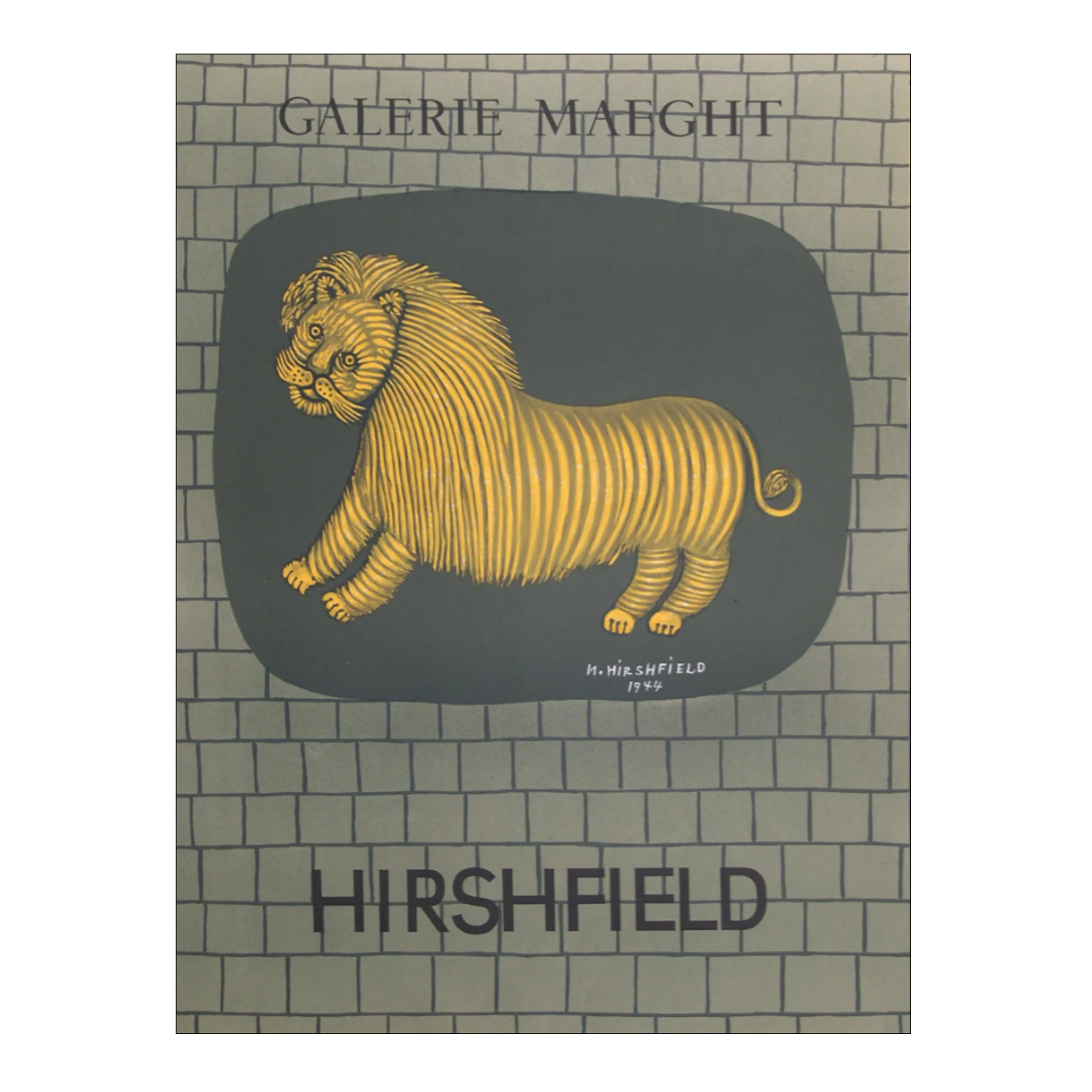 The Lion poster by Morris Hirshfield - Image 2