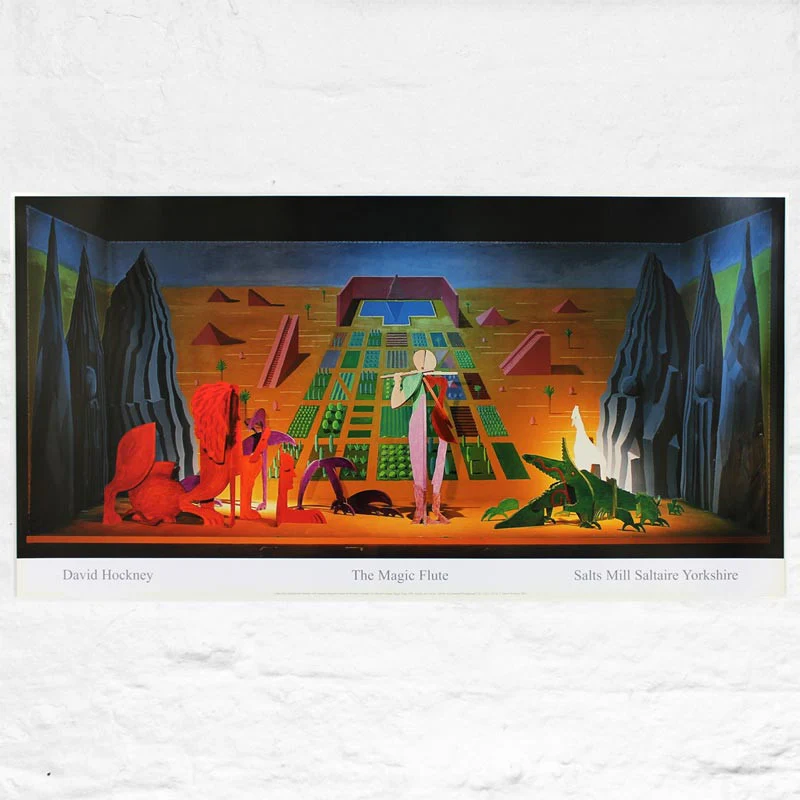 The Magic Flute Poster by David Hockney