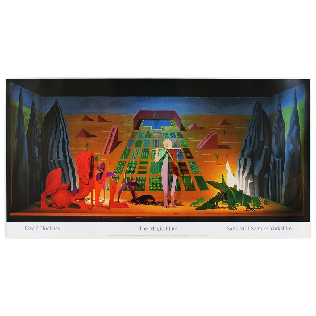 The Magic Flute Poster by David Hockney - Image 2