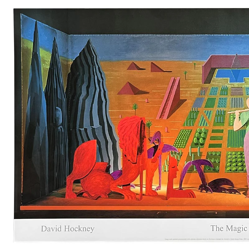 The Magic Flute Poster by David Hockney - Image 3