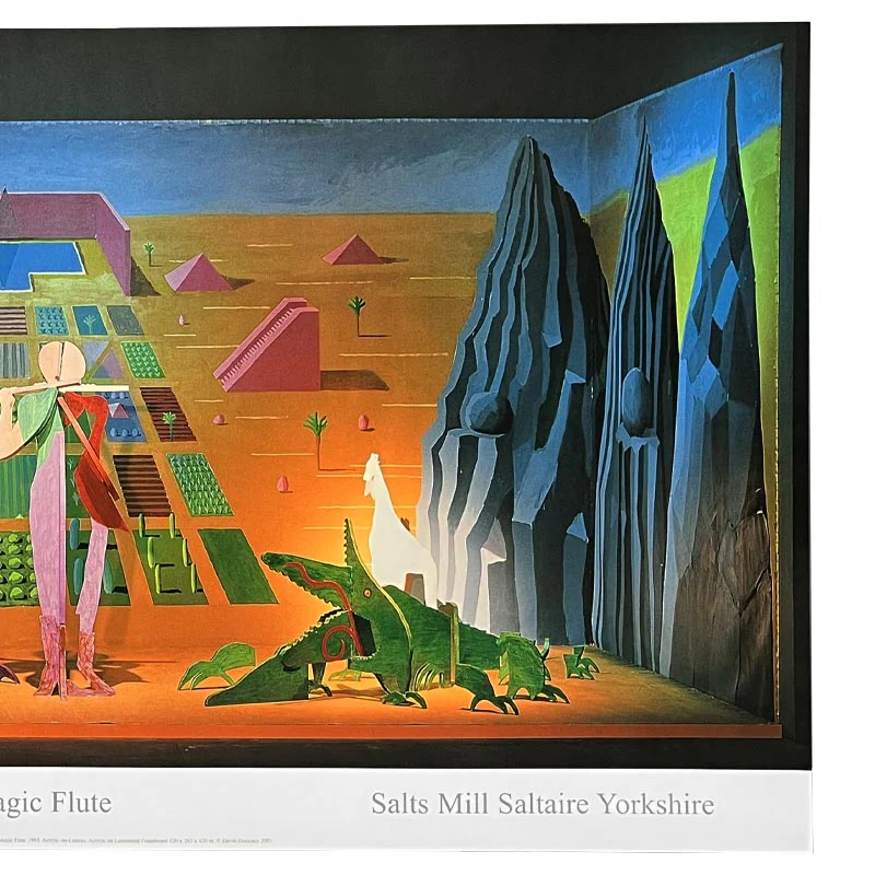 The Magic Flute Poster by David Hockney - Image 4