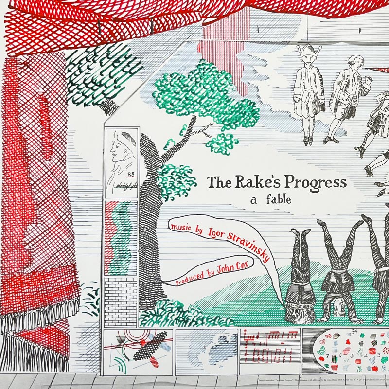 The Rake's Progress (Ashmolean) Poster by David Hockney - Image 6