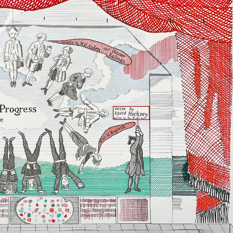 The Rake's Progress (Ashmolean) Poster by David Hockney - Image 7