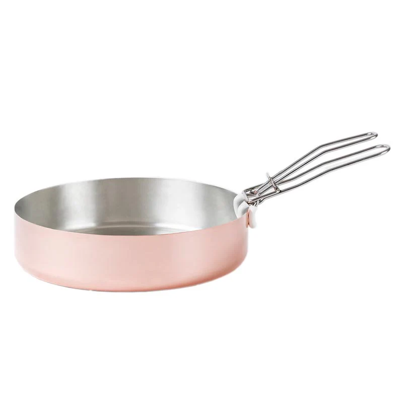 The Rice copper and silver risotto pan des. Lara Caffi for knIndustrie - 28cm diameter - Image 4