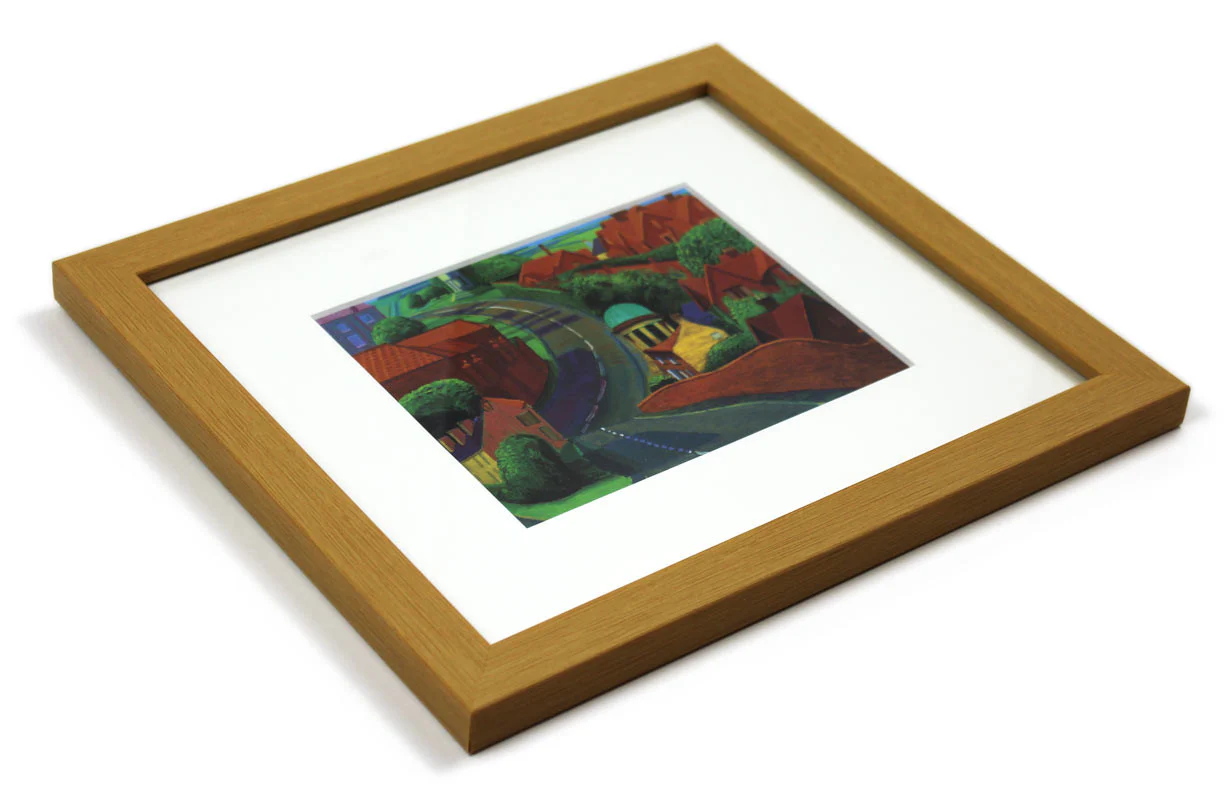 The Road To York Through Sledmere (Mini Framed) by David Hockney - Image 3