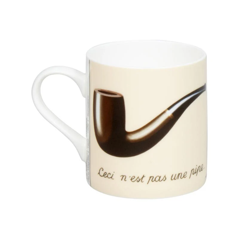 René Magritte The Treachery of Images Bone China Mug by Könitz - Image 2
