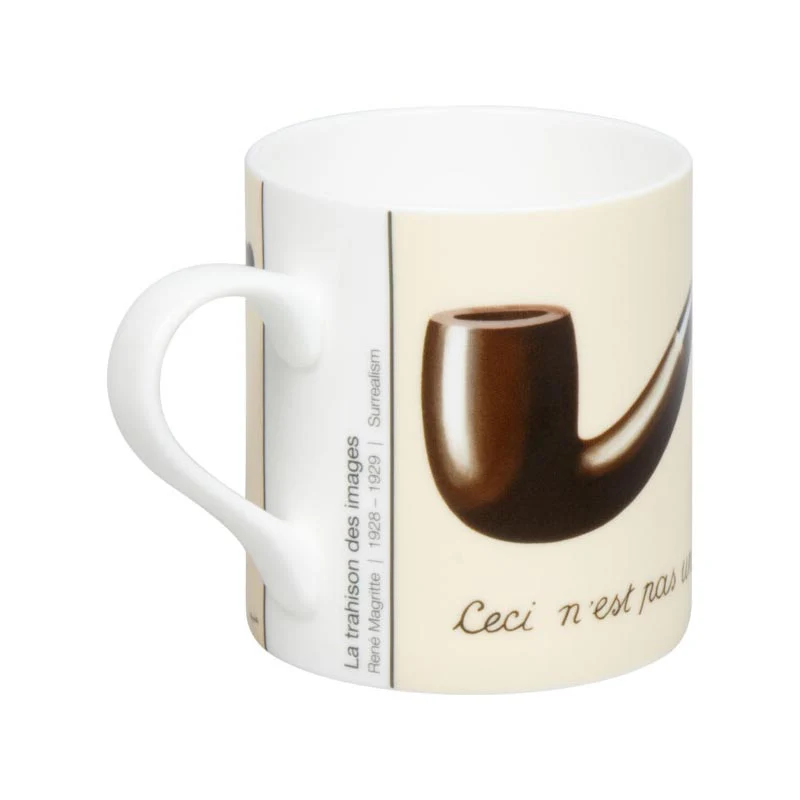 René Magritte The Treachery of Images Bone China Mug by Könitz - Image 5