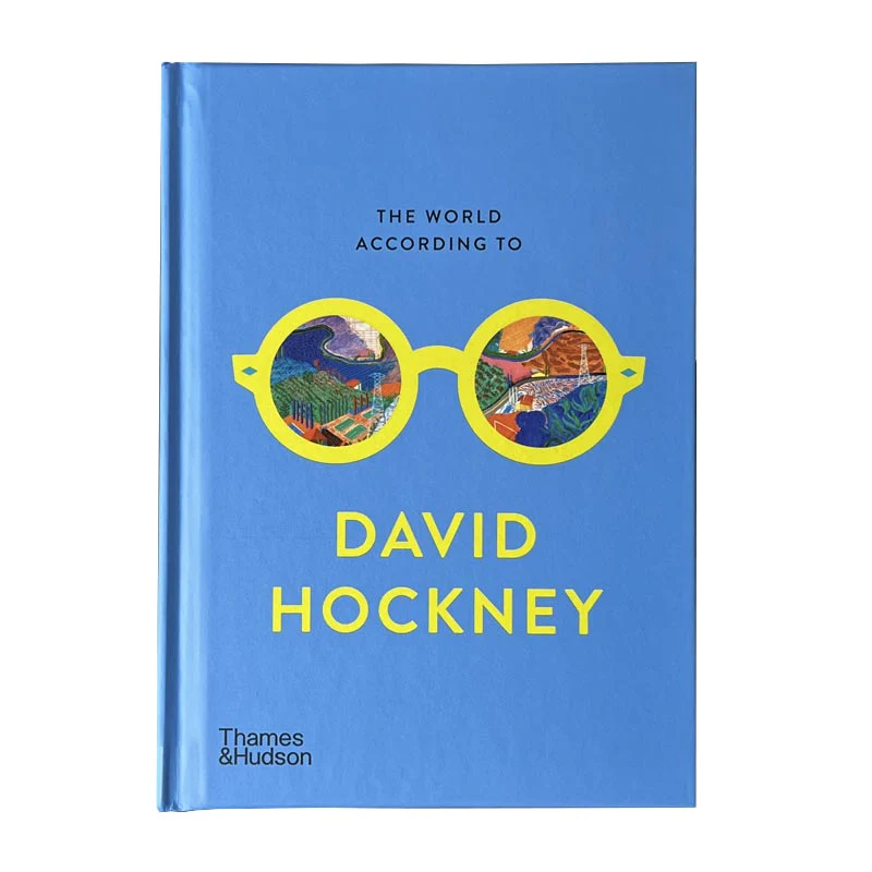 The World According to David Hockney - hardback, blue cover - words by David Hockney, edited by Martin Gayford - Image 3