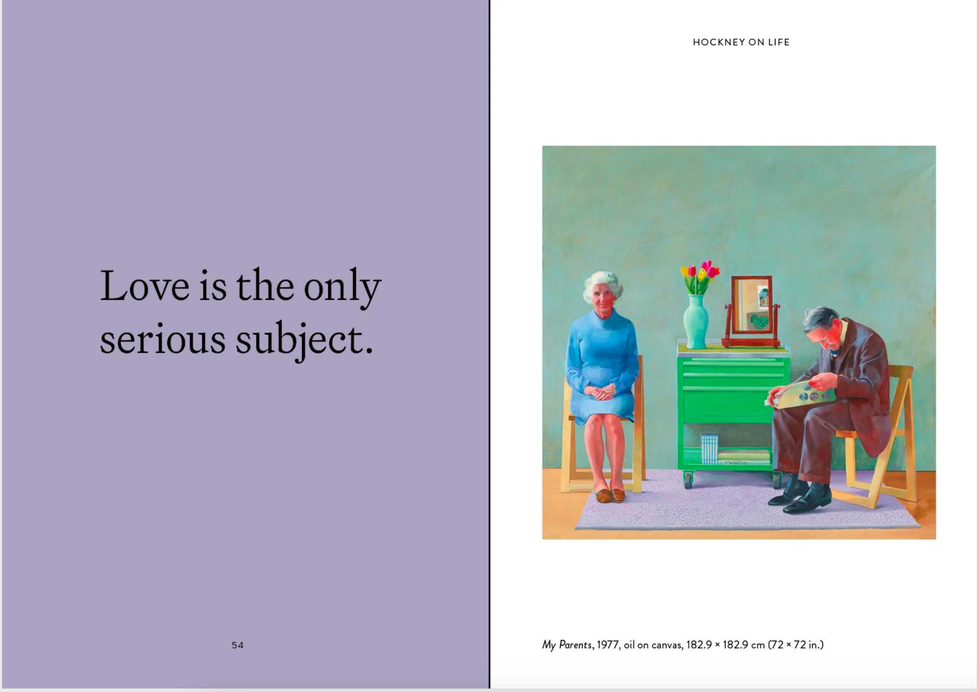 The World According to David Hockney - hardback, blue cover - words by David Hockney, edited by Martin Gayford - Image 4