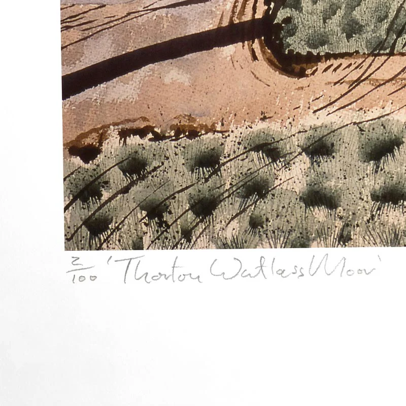 Thornton Watlass Moor - Signed Limited Edition Print by Simon Palmer - Image 3