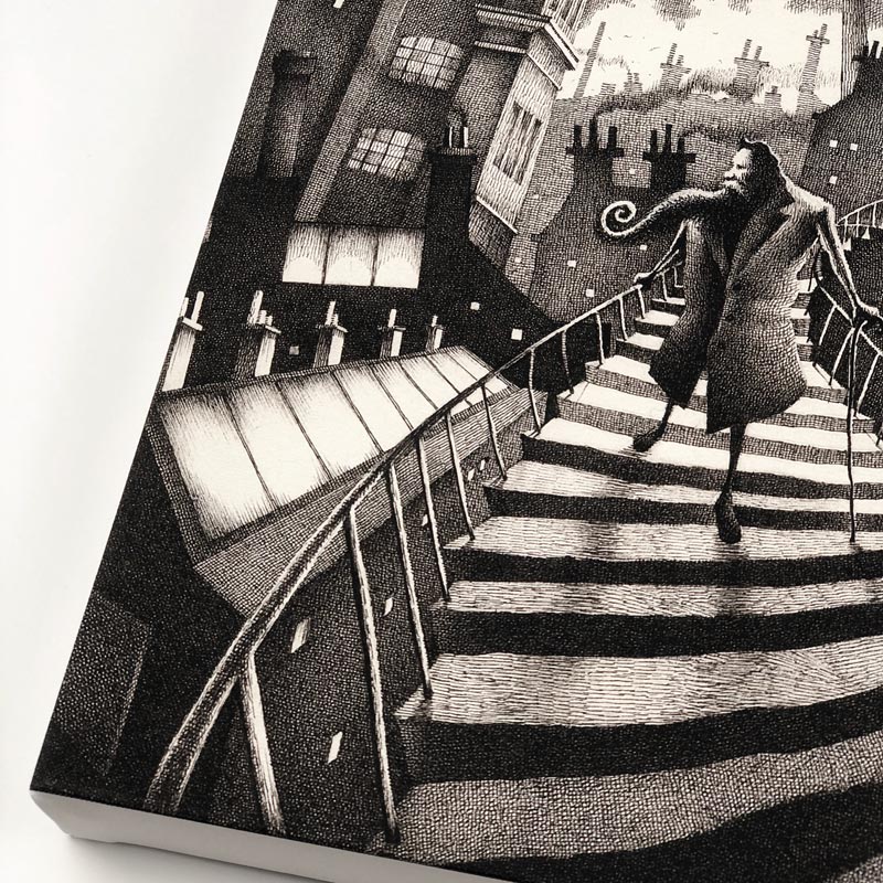 Titus Descends Giclée Stretched Canvas Print, signed and titled on reverse by Nick Tankard - Image 2