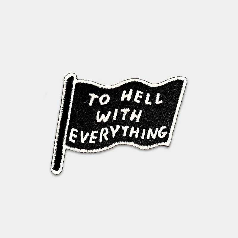 To Hell With Everything - fabric patch - Image 2