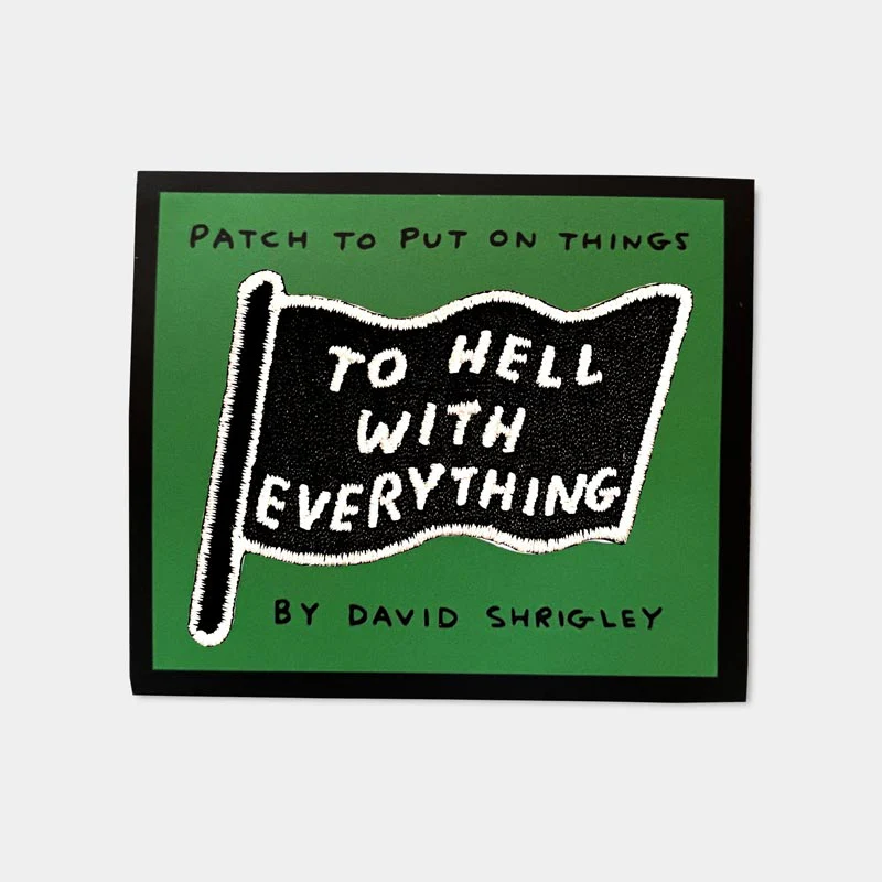 To Hell With Everything - fabric patch - Image 3