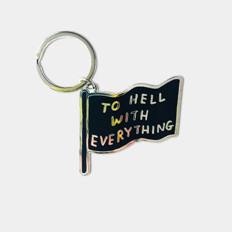 To Hell With Everything keyring, by David Shrigley - Image 4