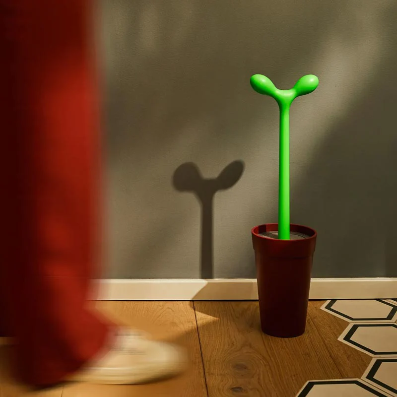 Merdolino Toilet Brush - Brown - des. Stefano Giovannoni - Image 2