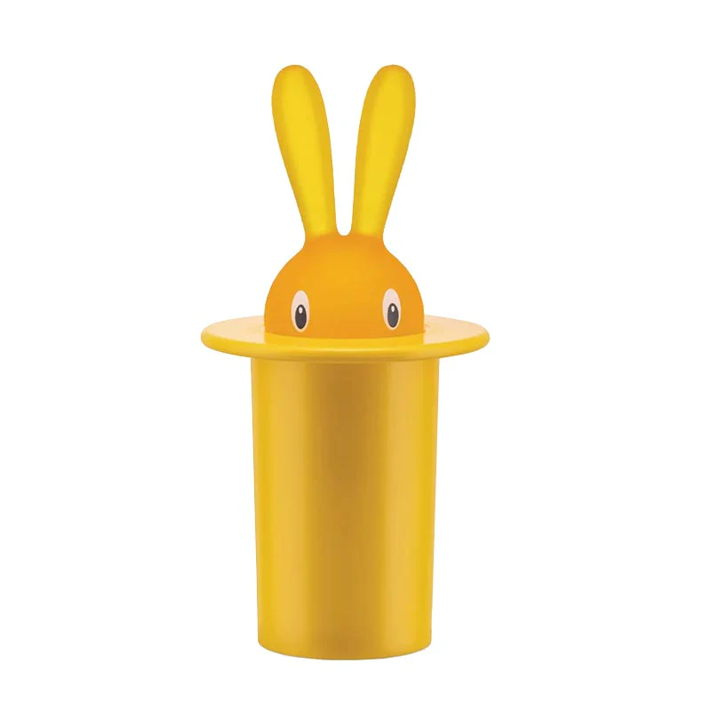 Magic Bunny Toothpick Holder - Yellow - des. Stefano Giovannoni for Alessi - Image 2