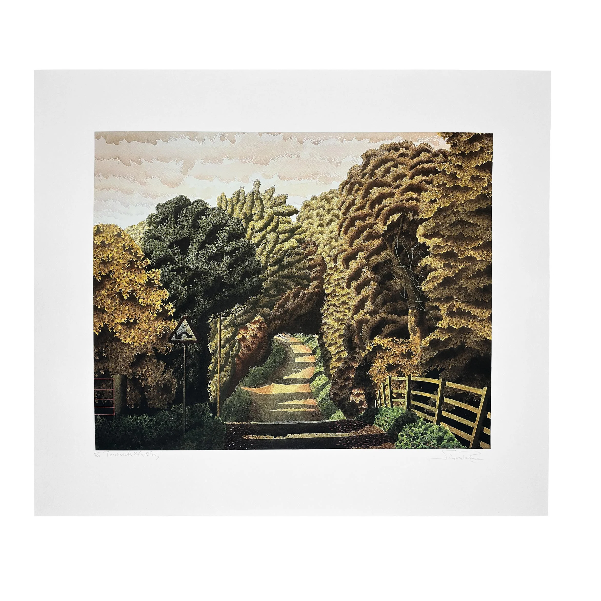 Towards Mickley - Signed Limited Edition Print by Simon Palmer - Image 2