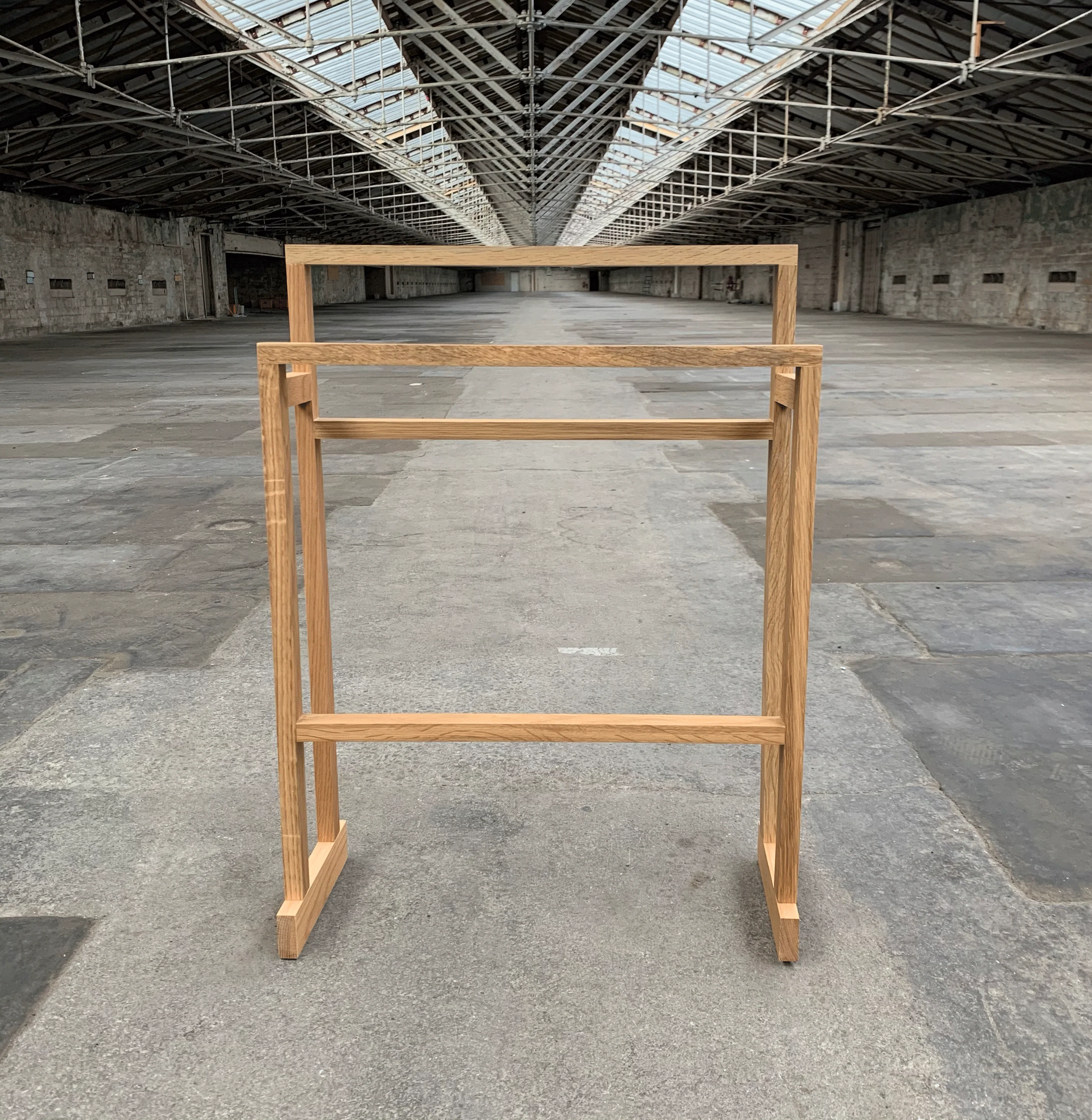 Mezza Towel Rail des. Lincoln Rivers (made by Wireworks) - Image 2